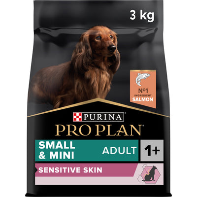 Purina Pro Plan Sensitive Skin Small and Mini Adult, Dry Dog food with Salmon, 3 kg