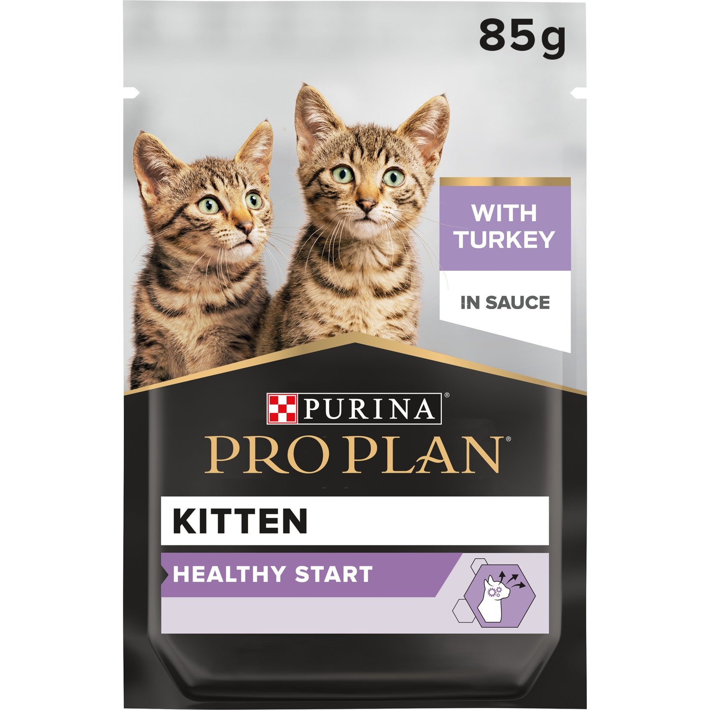 Purina Pro Plan Kitten, Wet Cat Food, Turkey in Gravy, Multipack