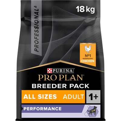 Purina Pro Plan Performance Adult, Dry Dog food with Chicken, 18 kg