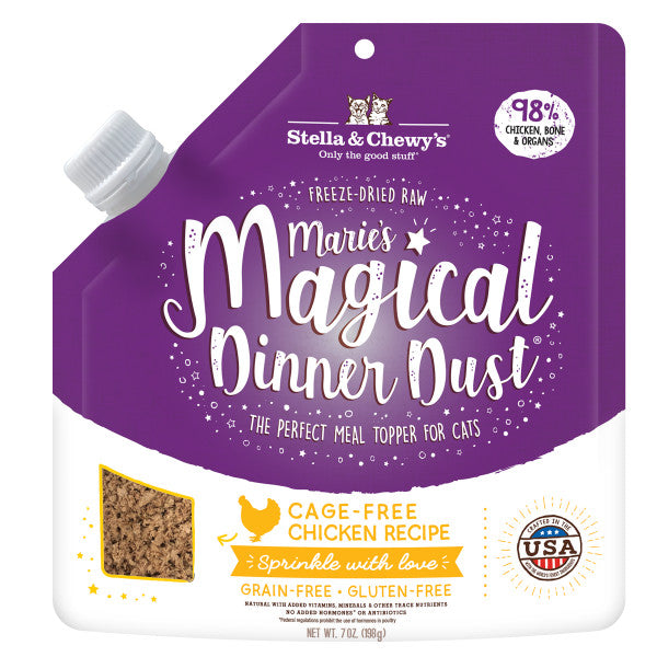 Stella & Chewy's Marie's Magical Dinner Dust Cat Cage Free Chicken Recipe - 7 oz