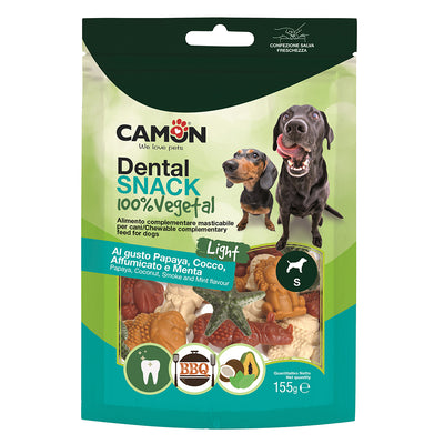 Camon Animalveg Snack with Papaya, Coconut, Smoke and Mint Flavour- (155Gm)