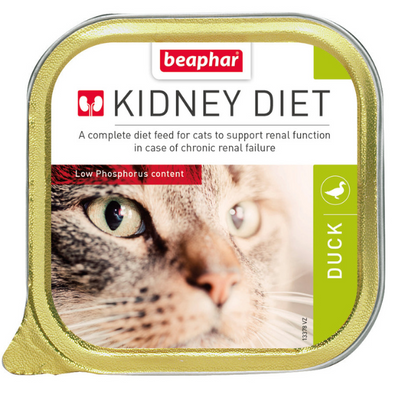 Beaphar WET FOOD - Kidney/Renal Diet Duck(16pcs x 100g)