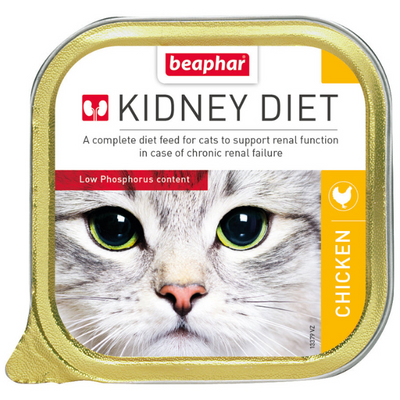 Beaphar WET FOOD - Kidney/Renal Diet Chicken(16pcs x 100g)