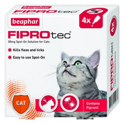 Beaphar Fiprotec for Cat - 4 Pipettes