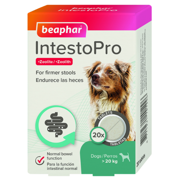 Beaphar IntestoPro Anti Diarrhea Tablet Large Dog 20 tab