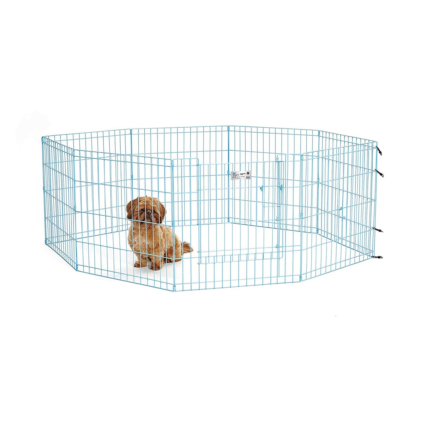 Exercise Pen with Full Max Lock Door 24 BLUE