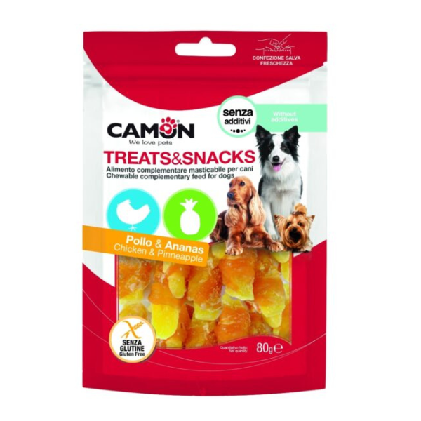 Camon Chicken & Pineapple Bits (80Gr)