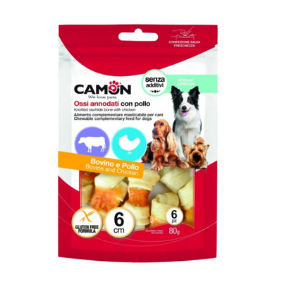 Camon Chicken & Knotted Bone (80Gr)-14pcs