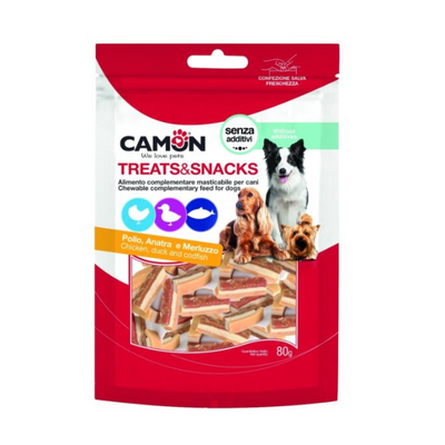 Camon Chicken Duck and Codfish Bites (80G)