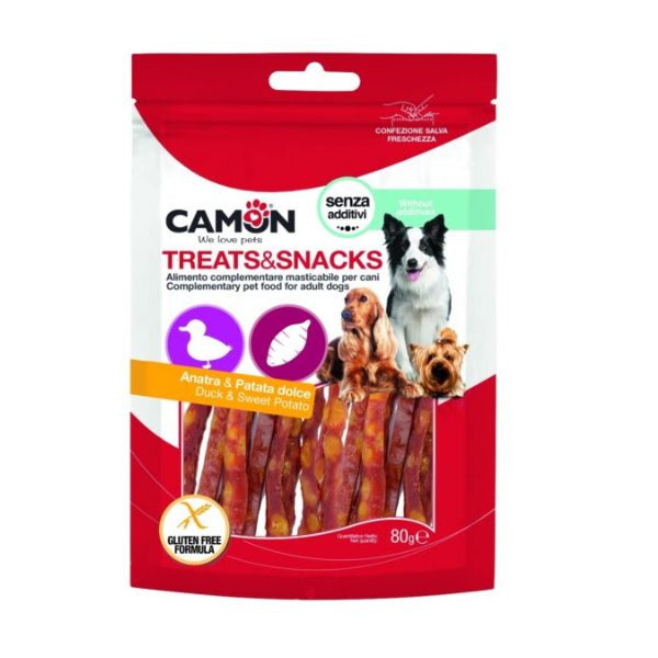 Camon Duck&Potato Sticks (80G)-14Pcs