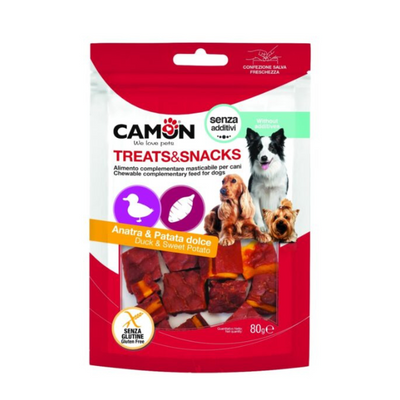 Camon Duck and Sweet Potato Squares  (80G)- 14Pcs