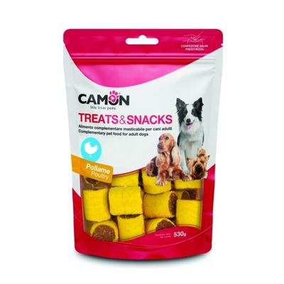 Camon Rollos Dog Biscuits with Chicken 530G – 6Pcs