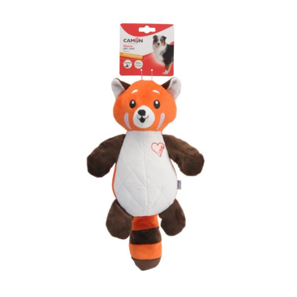 Camon Rustling Plush Red Panda with Squeaker