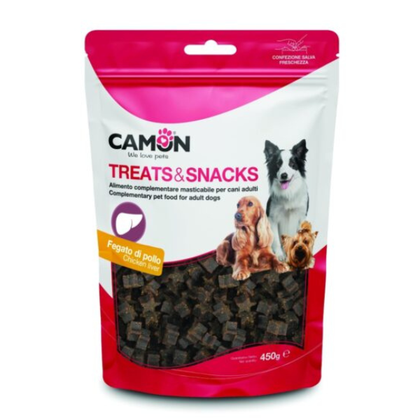 Camon Snackbox-Bone with Chicken Liver Flavour- (450G)-6Pcs