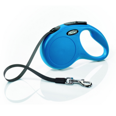 Camon “New Classic” Blue Flexi Tape Leash-Medium-5Mt