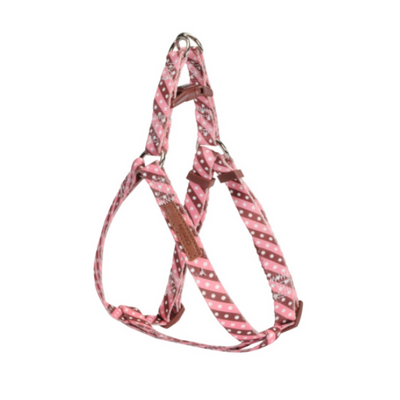 Camon Adjusable Harness-Onetouch -Twill Dot Pink-20X450~750Mm