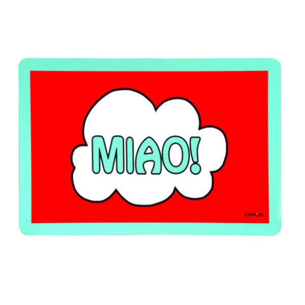 Camon Bowl Mat “Miao!” 43X28Cm