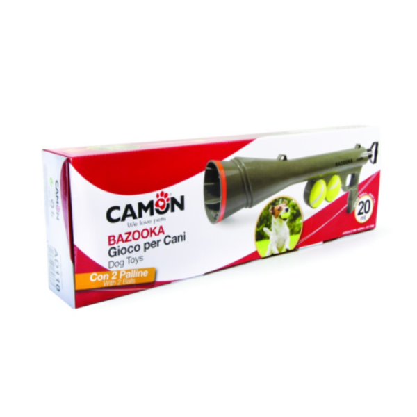 Camon Bazooka Automatic Ball Launcher with 2 Tennis Balls