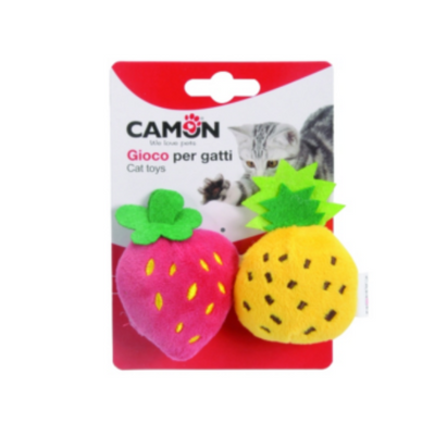 Camon Cat Toy – Pineapple and Strawberry (2P)