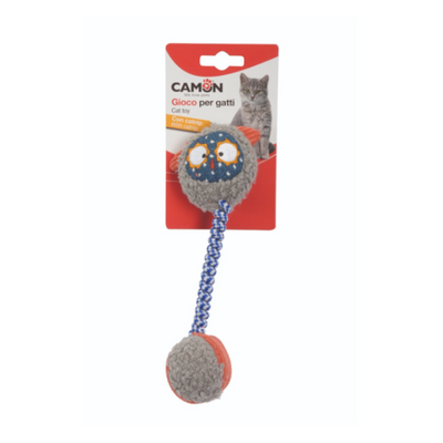 Camon Cat Toy with Catnip – Cat with Spring