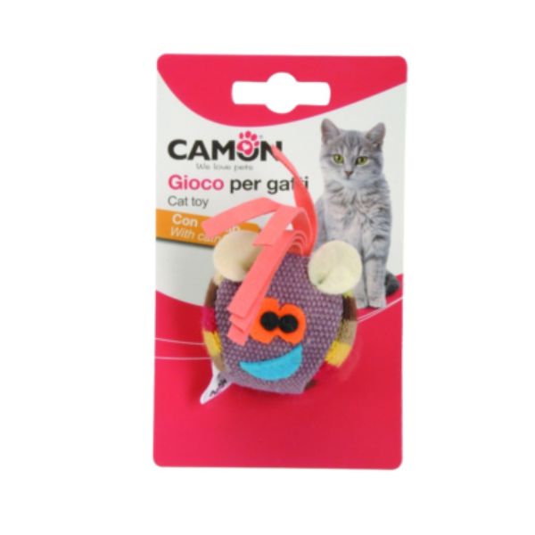 Camon Cat Toy with Catnip -Smileys