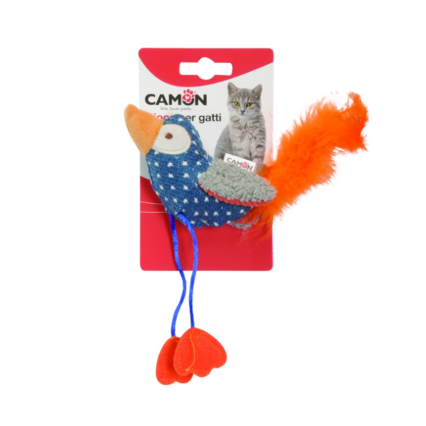 Camon Cat Toy with Catnip -Feathered Bird