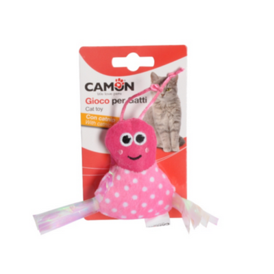 Camon Cat Toy with Catnip – Ladybug – 6Pcs