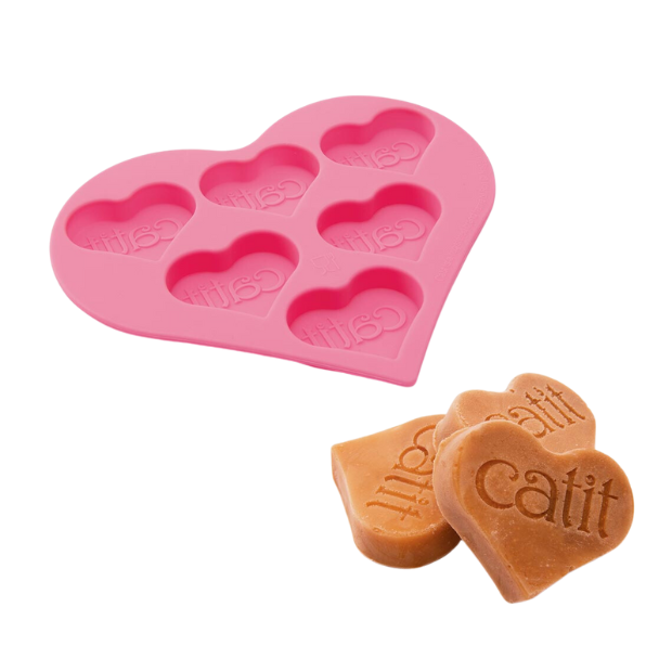 Catit Heart-Shaped Silicone Ice Tray