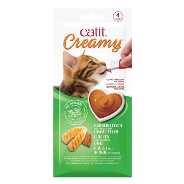 CatIt Creamy Lickable Treats - Chicken & Lamb