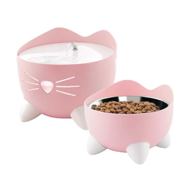 CatIt Pixi Drinking Fountain - Combo pack/Pink