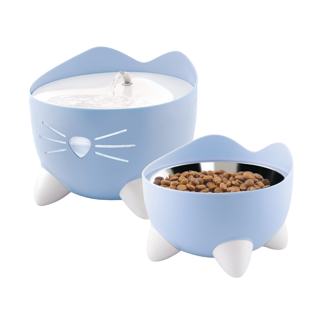 CatIt Pixi Drinking Fountain - Combo pack/Blue