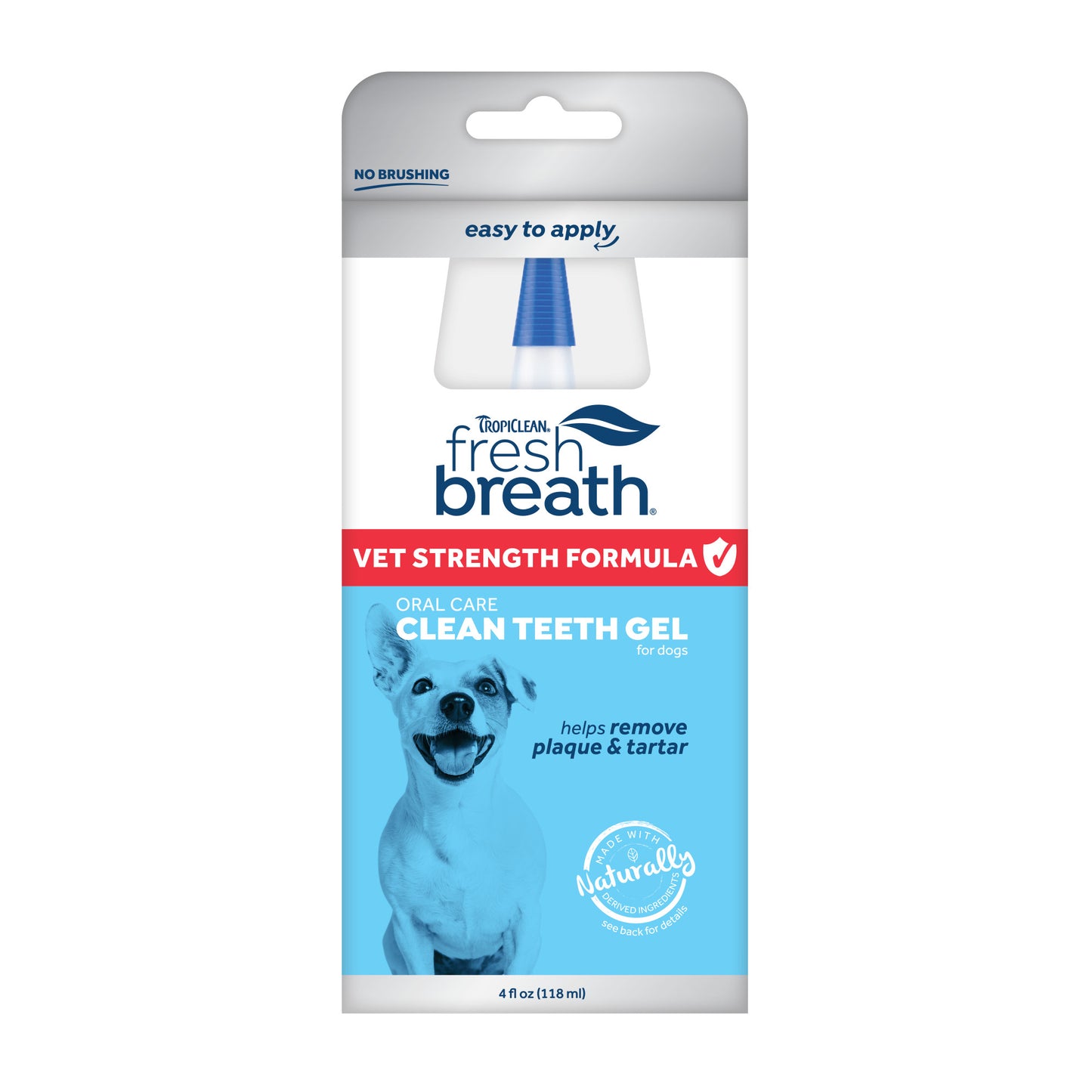 Tropiclean Vet Strength Oral Care Clean Teeth Gel For Dogs 4 oz