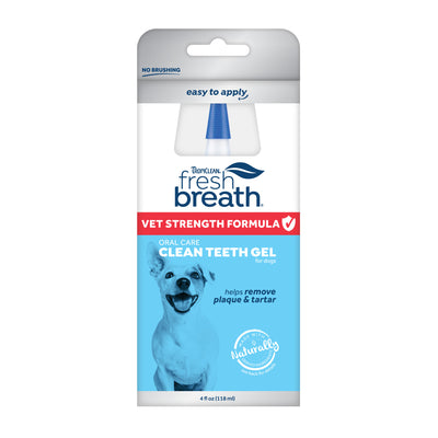 Tropiclean Vet Strength Oral Care Clean Teeth Gel For Dogs 4 oz