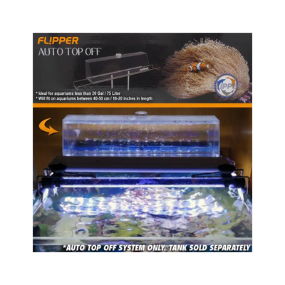 Flipper Ato Auto Top Off Clear Acrylic Aquarium Water Storage Reservoir System