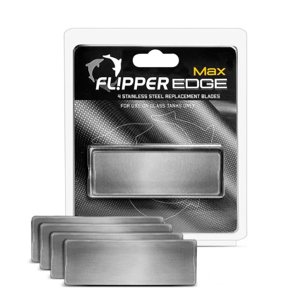 Flipper Edge Max Stainless Steel Blades – 4pk