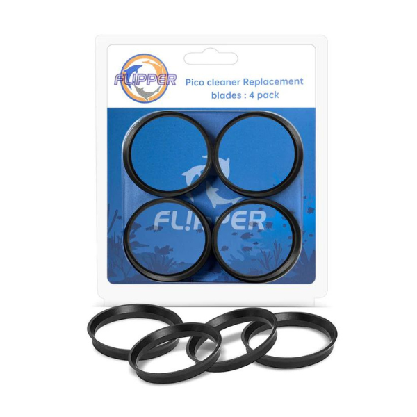 Flipper Pico 2 In 1 Aquarium Magnet Cleaner Replacement Blades – 4 Pack