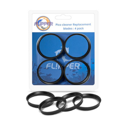 Flipper Pico 2 In 1 Aquarium Magnet Cleaner Replacement Blades – 4 Pack