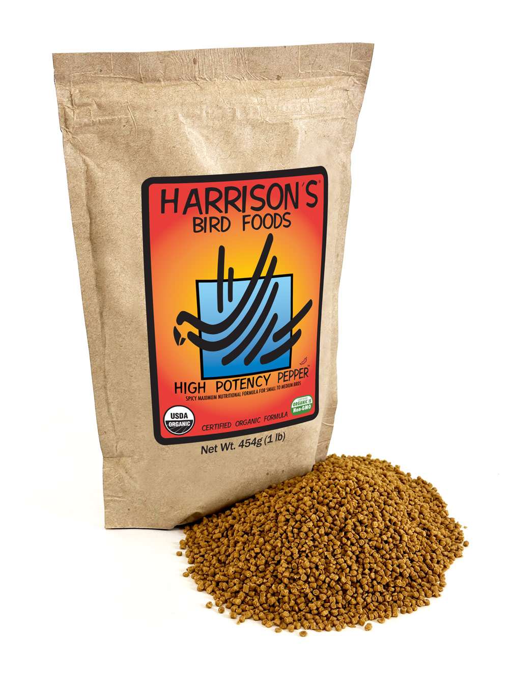 Harissons Bird High Potency pepper Fine Food - 1lb