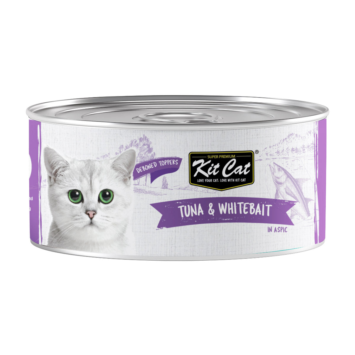 Kit Cat-tin-Tuna & Whitebait toppers 80g