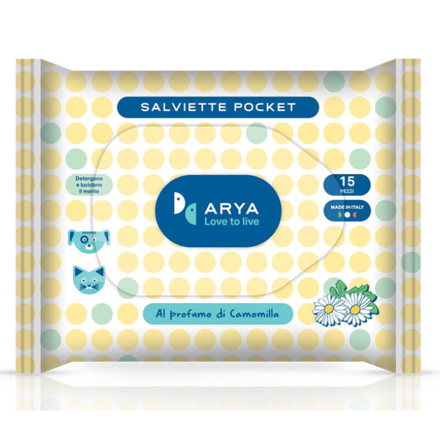 ARYA Wet Wipes Chamomile Pocket