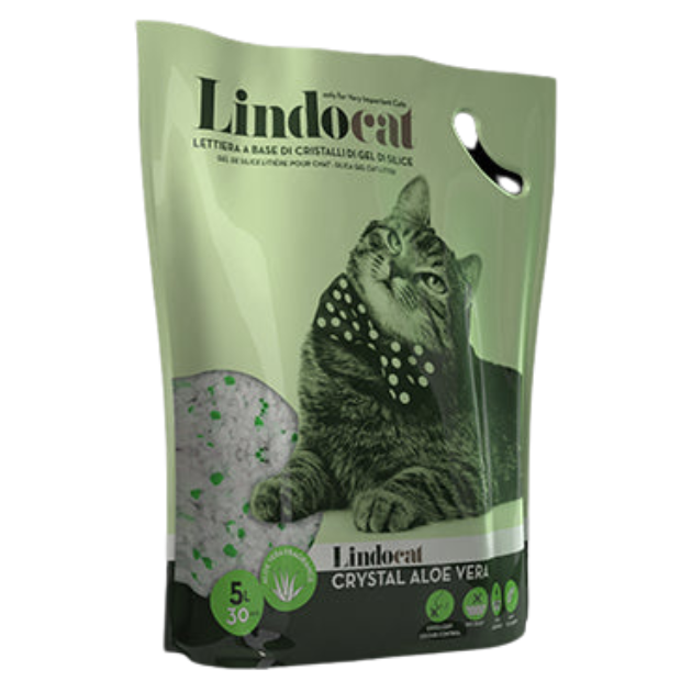 LindoCat Crystal Aloe Vera Scent - Silicagel - 5 L