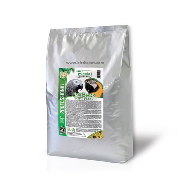 Pineta PsitBirds SoftPlus (4Kg)