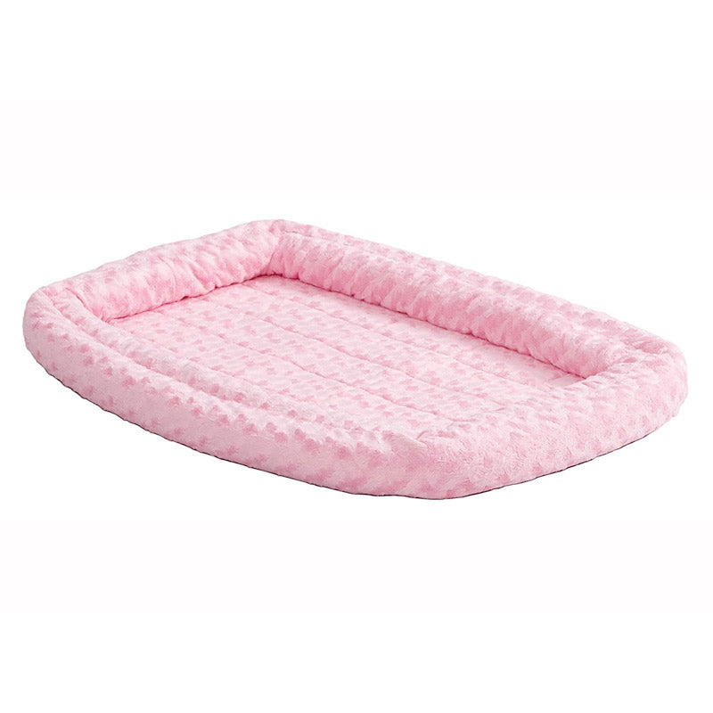 Quiet Time Pink Fashion Double Bolster Bed