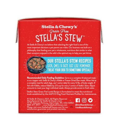 Stella & Chewy's Stew - Cage-Free Turkey Recipe