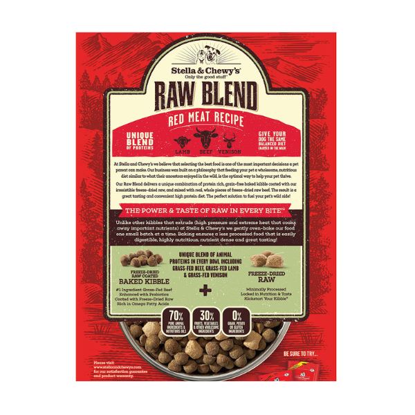 Stella & Chewy's Raw Blend Red Meat - Lamb, Beef & Venison on Recipe