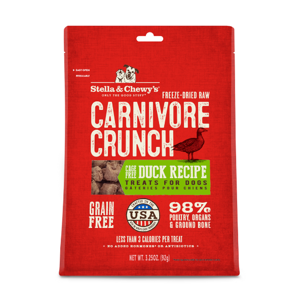 Stella & Chewy's Dog FD Carnivore Crunch - Duck - 3.25 oz