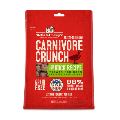 Stella & Chewy's Dog FD Carnivore Crunch - Duck - 3.25 oz