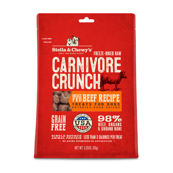 Stella & Chewy's Dog FD Carnivore Crunch - Beef - 3.25 oz