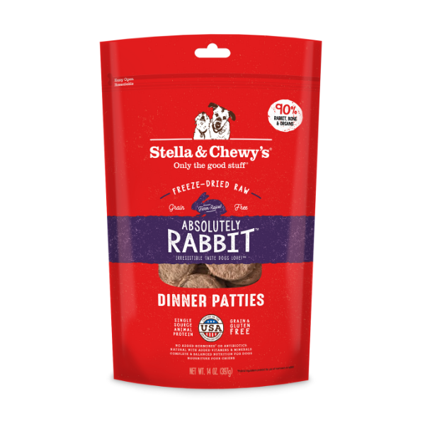 Stella & Chewy's Dog FD Absolutely Rabbit Patties