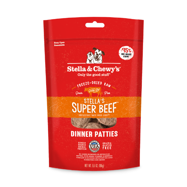 Stella & Chewy's Dog FD Stella's Super Beef Patties